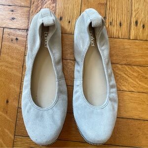 Botkier Gray Suede Flats SZ 6